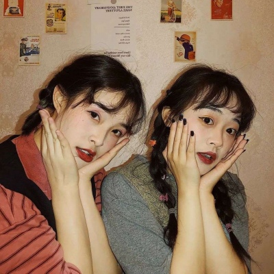 三人闺蜜头像仙女味