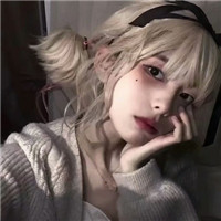 甜丧风个性女生头像