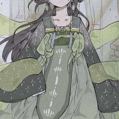 古风女头部位不露脸头像