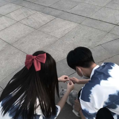 最火情侣撒狗粮头像