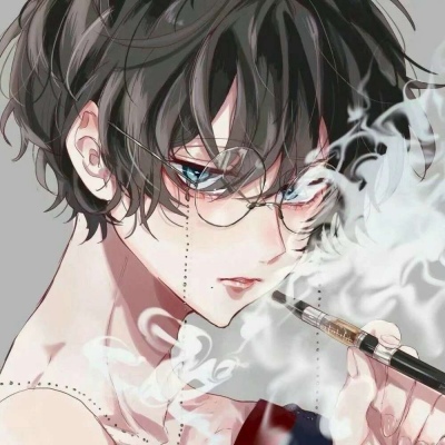 戴眼镜男生头像动漫