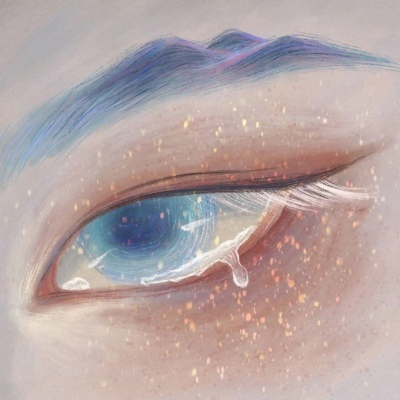 伤感眼睛流泪头像