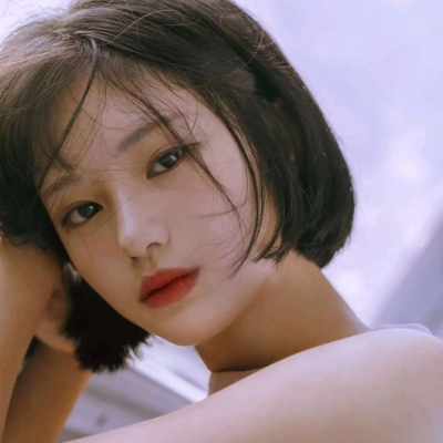 高清意境短发闺蜜头像图片