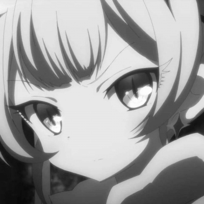 女生头像动漫黑色系