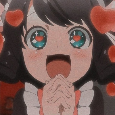 女生傻萌二次元头像