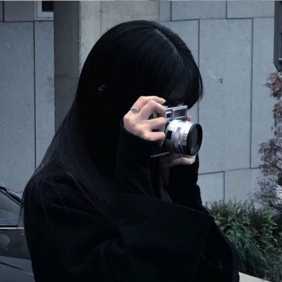 优质女头黑色系,女生头像图片