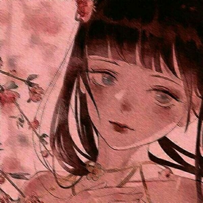 古风动漫伤感女生头像