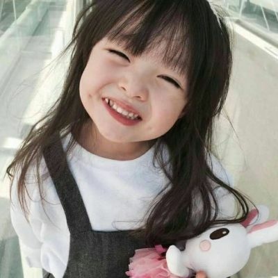 可爱小女孩头像笑容图片