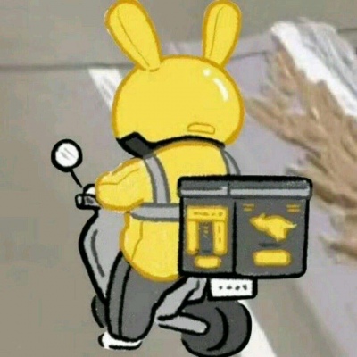 可爱外卖小哥背影情头图片,情侣头像图片