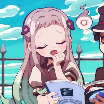 花子君和宁宁情头 卡通头像图片