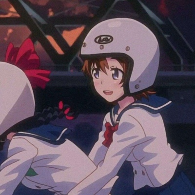 戴摩托车头盔机车闺蜜头像图片