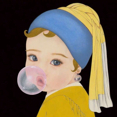 高清超萌可爱的小富婆图片头像