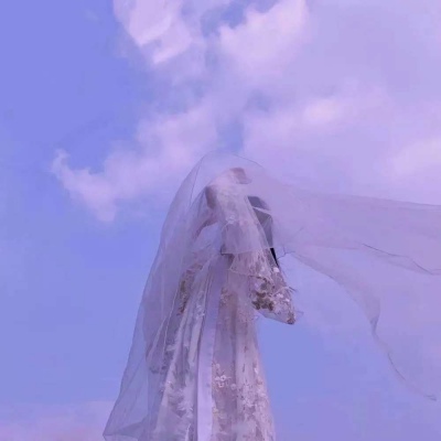 高清优质带头纱的仙气婚纱头像女生图片