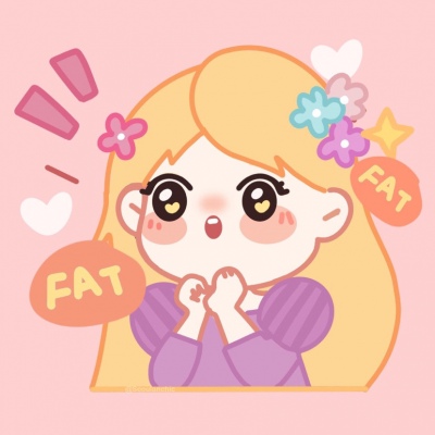 高清可爱胖胖的迪士尼公主卡通图片q版头,卡通头像图片