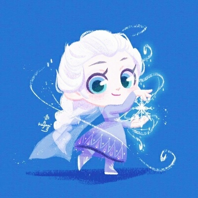 高清q版可爱的手绘公主女头图片,女生头像图片