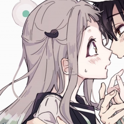 高清动漫情头一左一右好看到爆图片