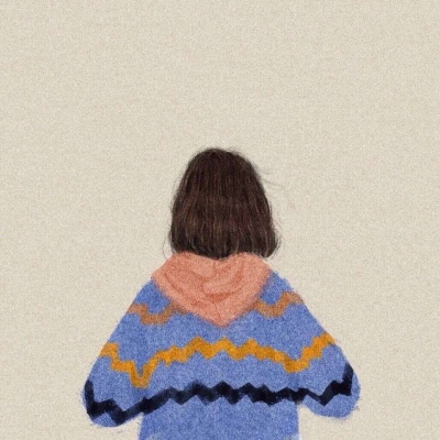 让人心动的动漫女生背影头像