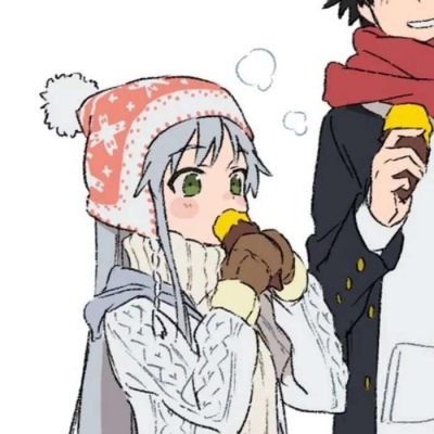 适合冬季的很温暖的卡通情侣头像
