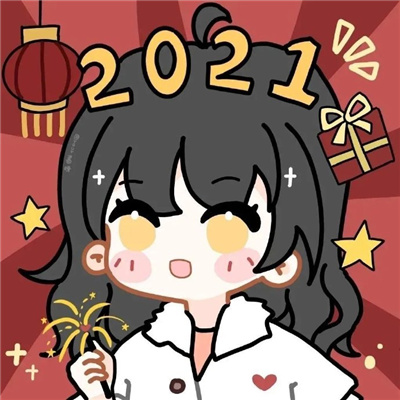 2021情人節專屬的喜慶超萌情侶頭像