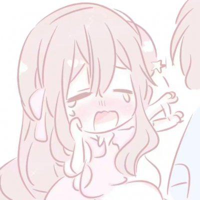 可爱一男一女卡通情侣头像