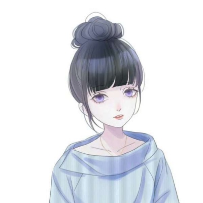 手绘女生头像高冷气质美女,卡通头像图片