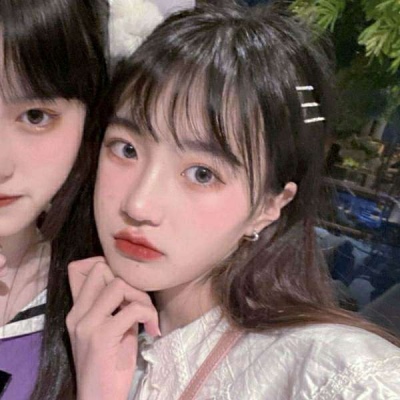 超好看闺蜜头像仙气真人图片