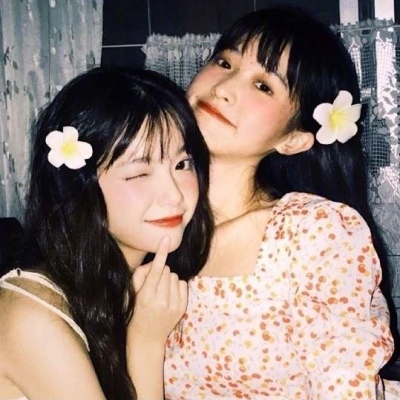 高清2021年最火的闺蜜头像真人版的头像图片