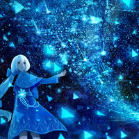 蓝色头像动漫插画图片大全