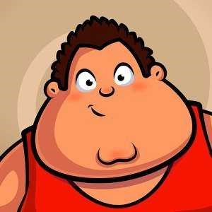 卡通胖子头像男微信图片