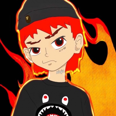 超酷嘻哈动漫男头图片,卡通头像图片