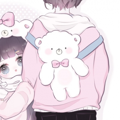 高清动漫情侣头像可爱超甜恩爱