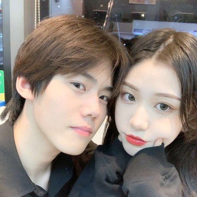 甜蜜的情头双人同框真人高清图片