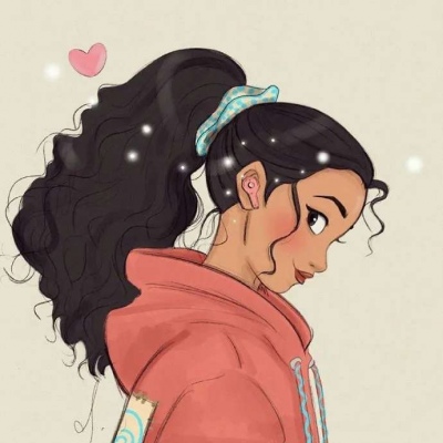 高清现代的迪士尼公主ins风头像图片