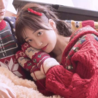 圣诞情头真人有个性甜蜜图片