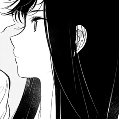 情头一左一右动漫黑白头像图片