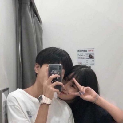 高清好看的情侣真人超甜头像图片