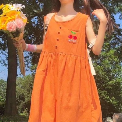 qq头像女生可爱高清橙色系图片