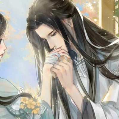 高清超甜的动漫古风情头一人一半图片,情侣头像图片