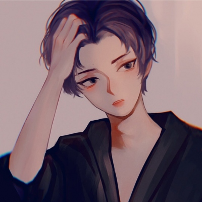 高清孤独高冷的动漫头像男生图片