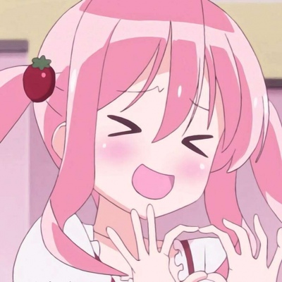 可爱的少女心草莓粉色系头像卡通版