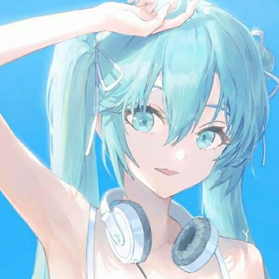 高清動漫女生初音未來頭像圖片