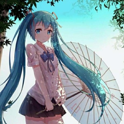 高清動漫女生初音未來頭像圖片