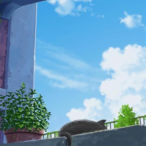 高清动漫风景图片头像