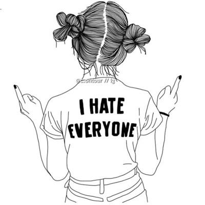 美术素描女生头像