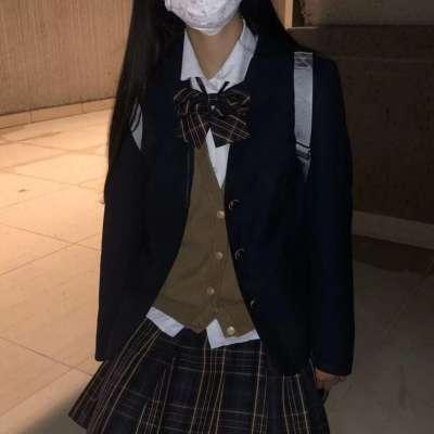 2021最新日系jk制服女生头像闺蜜两人一人一张