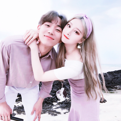 两张配对情侣头像真人双人