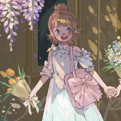 高清超甜的神仙级闺蜜动漫头像图片