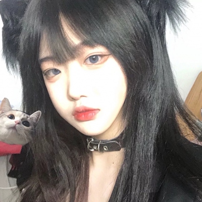 高清好看的真人头像狐耳女御姐图片,女生头像图片