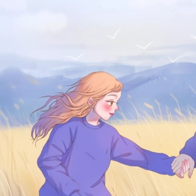 高清一左一右的抖音最火网图头像情侣