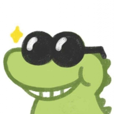 高清绿色的青蛙头像可爱图片